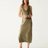 Randi Satin Midi Dress
