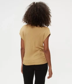 Reese Shine Power Shoulder Top