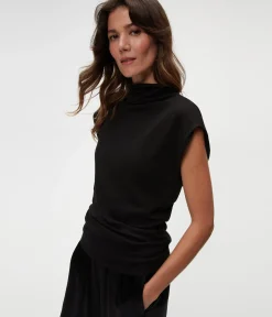 Reese Shine Power Shoulder Top
