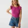 Rina Flutter Sleeve Top