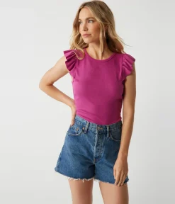 Rina Flutter Sleeve Top