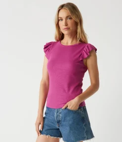 Rina Flutter Sleeve Top