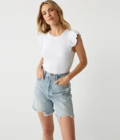 Rina Flutter Sleeve Top