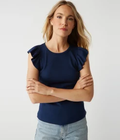 Rina Flutter Sleeve Top