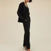 Sanji Hammered Satin Drawstring Pant