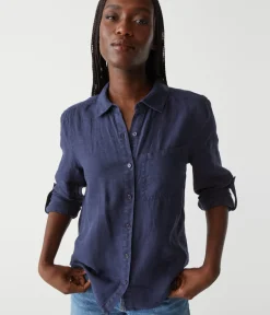 Spencer Linen Button Down Top
