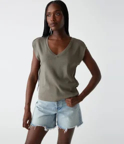Tati Power Shoulder Top