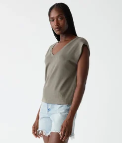 Tati Power Shoulder Top