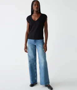 Tati Power Shoulder Top