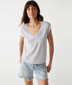 Tati Power Shoulder Top