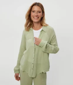 Toni Gauze Button Down Shirt