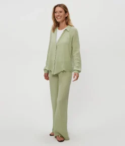 Toni Gauze Button Down Shirt