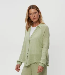 Toni Gauze Button Down Shirt