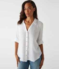Toni Gauze Button Down Shirt