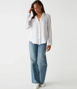 Toni Gauze Button Down Shirt