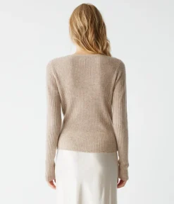 Vivian Surplice Cashmere Sweater