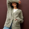 Walsh Cable Knit Cardigan