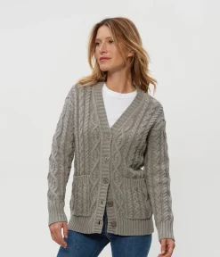 Walsh Cable Knit Cardigan