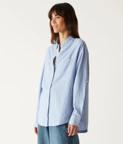 Wendy Oversized Striped Shirt