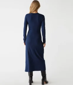 Yessenia Faux Wrap Midi Dress